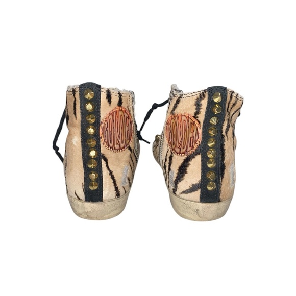 Golden Goose Francy tiger print high top sneakers - Picture 7 of 16